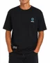 Camiseta Masculina Wats Mini Logo Manga Curta Estampada - Preto