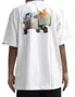 Camiseta Masculina Wats Over Deleon Manga Curta Estampada - Off White