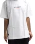 Camiseta Masculina Wats Over Enjoy Manga Curta Estampada - Off White