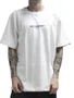 Camiseta Masculina Wats Over Origem Manga Curta Estampada - Off White