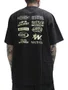 Camiseta Masculina Wats Over World Manga Curta Estampada - Preto