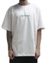Camiseta Masculina Wats Oversized Clean Manga Curta Estampada - Branco