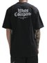Camiseta Masculina Wats Oversized Gothic Manga Curta Estampada - Preto