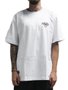Camiseta Masculina Wats Oversized Herok Manga Curta Estampada - Branco
