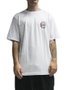 Camiseta Masculina Wats Selo Manga Curta Estampada - Branco