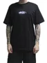 Camiseta Masculina Wats Spray Manga Curta Estampada - Preto