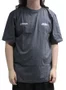 Camiseta Masculina Wats Tag Botom Manga Curta Estampada - Cinza