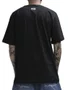 Camiseta Masculina Wats Tag Boton Manga Curta Estampada - Preto