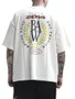 Camiseta Masculino Baw Oversized Classy Manga Curta Estampada - Off White