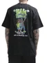 Camiseta Masculino Baw Regular Progress Manga Curta Estampada - Preto