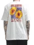 Camiseta Masculino Baw Regular Sun Seekers Manga Curta Estampada - Off White