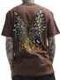 Camiseta Masculino Blunt Panoptic Manga Curta Estampada - Mocha