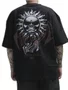 Camiseta Masculino Blunt Premium Over Gleam Manga Curta Estapada - Preto