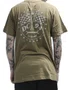 Camiseta Masculino DC For The Win Manga Curta Estampada - Marrom