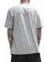 Camiseta Masculino HB Basica Vazado Manga Curta Estampada - Cinza