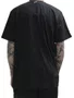 Camiseta Masculino Hocks Bord Manga Curta Estampada - Preto