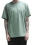 Camiseta Masculino Hocks Bord Manga Curta Estampada - Verde