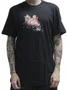 Camiseta Masculino Lost Crew Manga Curta Estampada - Preto
