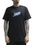 Camiseta Masculino Lost Dysfunctional Manga Curta Estampada - Preto