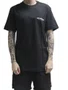 Camiseta Masculino Lost Run Color Manga Curta Estampada - Preto