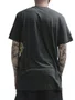 Camiseta Masculino Lost Saturn Zombie Manga Curta Estampada - Chumbo