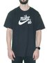 Camiseta Masculino Nike SB Logo Mens Manga Curta Estampada - Preto