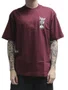 Camiseta Masculino Premium Chronos B Manga Curta Estampada - Vinho