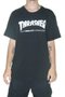 Camiseta Masculino Thrasher Intro Burner Manga Curta Estampada - Preto