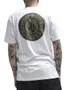 Camiseta Masculino Volcom Difuse Manga Curta Estampada - Branco