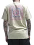 Camiseta Masculino Volcom Quantum Manga Curta Estampada - Bege
