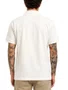 Camiseta Polo Masculina RC Wettie Manga Curta Estampada - Off White