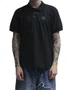 Camiseta Polo Masculina RC Wettie Manga Curta Estampada - Preto