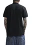 Camiseta Polo Masculina RC Wettie Manga Curta Estampada - Preto