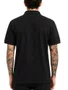 Camiseta Polo Masculina RC Wettie Manga Curta Estampada - Preto
