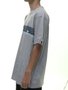Camiseta Quicksilver Basic Chest Manga Curta - Cinza Mesclado