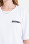 Camiseta Unissex Baw Speed Manga Curta Estampada - White