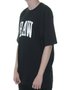 Camiseta Unissex Baw Athletic Manga Curta Estampada - Preto