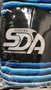 Capa Toalha SDA FUN para Prancha de Surf  tipo Camisinha -  Preto/Azul
