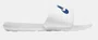 Chinelo Masculino Slide Nike Victori One - Branco/Azul