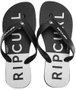 Chinelo Rip Curl Half - Preto/Branco