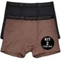 Cueca Freesurf Boxer Kit 2 Peças Diver - Preto e Marrom