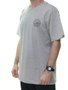Camiseta Masculina Session Plata Norte Estampada Manga Curta - Cinza Mesclado
