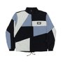 Jaqueta Masculina High Quarter Zip Block - Preto/Azul/Cinza