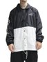 Jaqueta Corta Vento Masculina LRG Classic - Preto/Branco