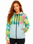 Jaqueta Feminina Loveboard Impermeavel Com Recortes - Floral