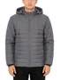 Jaqueta Masculina Session Bomber Com Touca 04 - Cinza Escuro