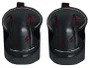 Joelheira Infantil Decathlon Iniciante - Preto/Vermelho