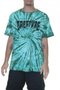 Kit Camiseta Creature Creature Shredded cor Tie Dye Verde + Boné Thrasher Drunk Witch cor Khaki