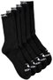 Kit Meia Rip Curl Brand Crew 5 Pares - Preto