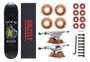 Kit Skate Montado = Shape Zero Maple, Lixa Grizzly, Truck OBI, Rolamento Red Bones, Roda Anti Action, Parafuso Kronik